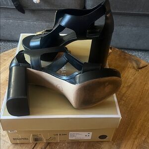Michael Kors Black Platform Heels